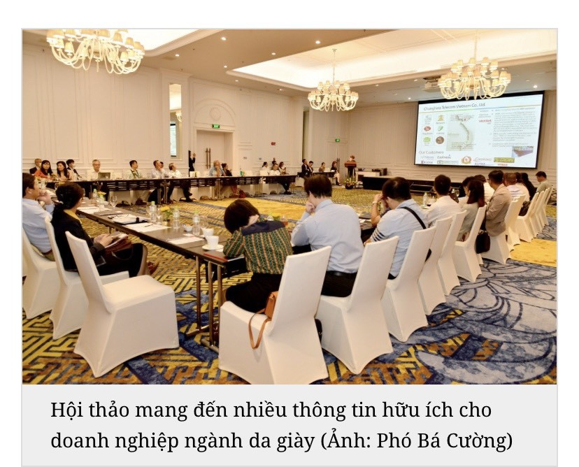 Ngành da giày đẩy mạnh ứng dụng công nghệ 4.0, hướng tới phát triển bền vững